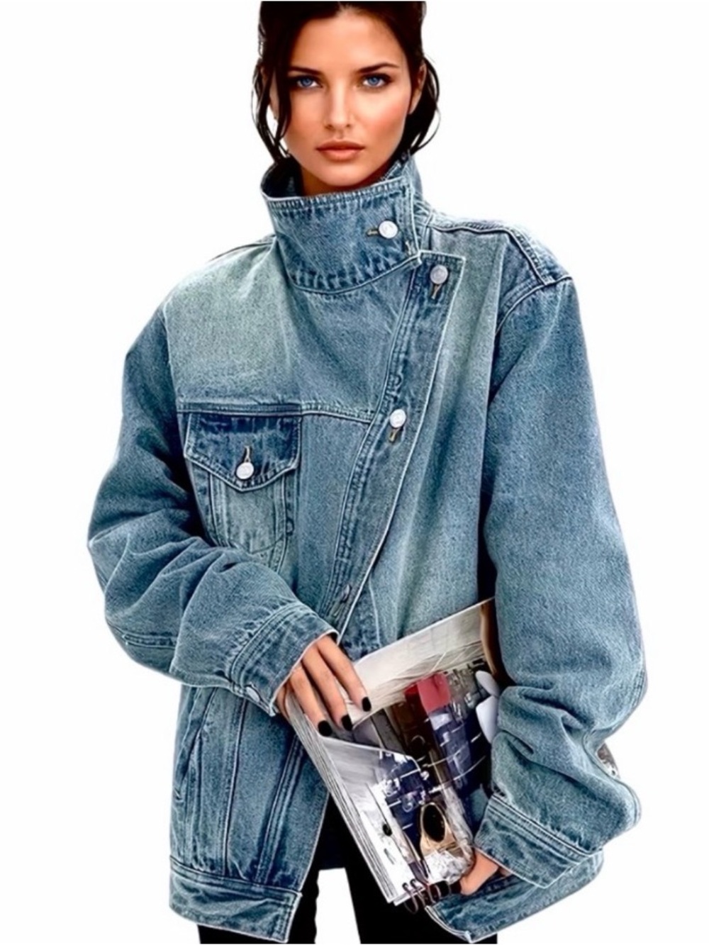 AGOLDE Reworked Wayne Jacket in Clarity